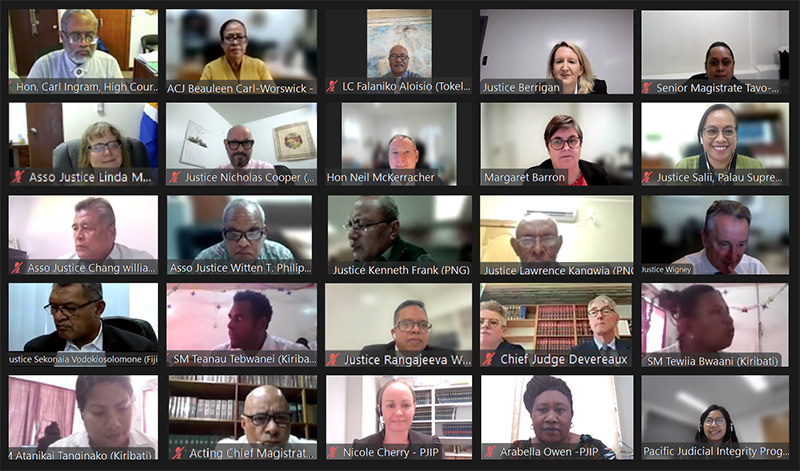 Participants of the PJIP Advanced Judicial Officers Fraud and Corruption Course May 2024