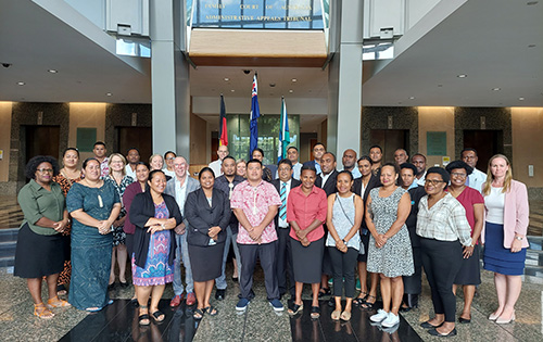 Participants of PJIP’s Managing and Reporting on Fraud and Corruption Cases Workshop, Brisbane 2023.
