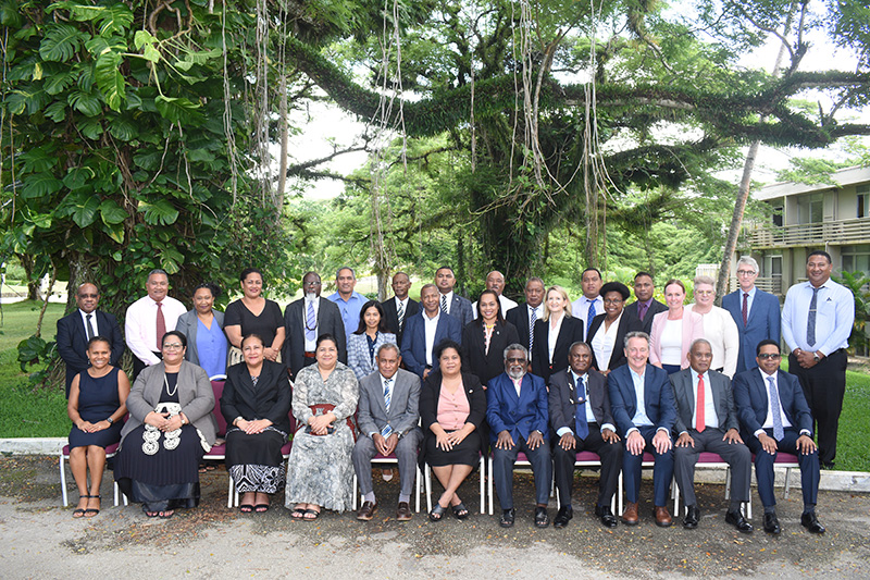 Participants of Advanced Judicial Officers' Fraud and Corruption Workshop in Port Vila, Vanuatu 2024
