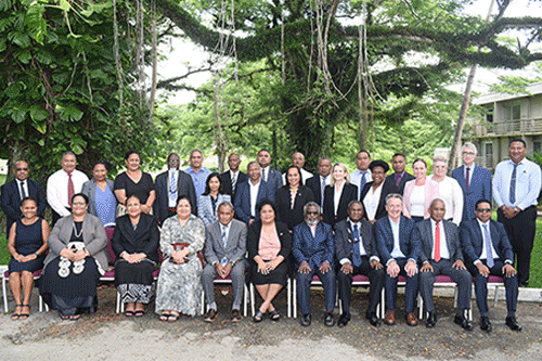 Participants of Advanced Judicial Offices' Fraud and Corruption Workshop in Port Vila, Vanuatu 2024