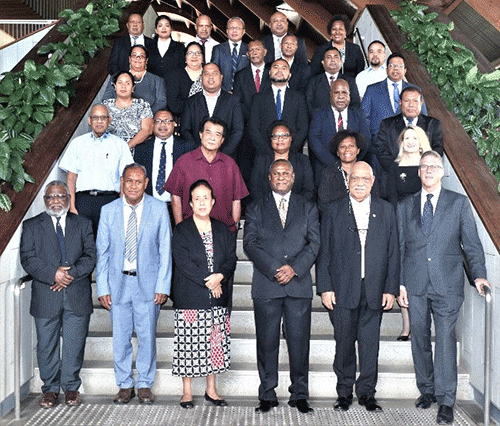 Participants of PJIP’s inaugural Judicial Officers' Fraud and Corruption Workshop in Papua New Guinea, December 2022