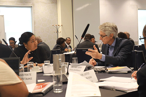 Participants of PJIP's inaugural Judicial Officers' Fraud and Corruption Workshop in Papua New Guinea, December 2022